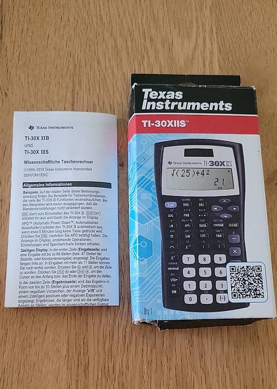 Texas Instruments Calcolatrici tascabili: Taschenrechner Texas Instruments TI-30XIIS – Usato da Zofingen venduto da Loop_ReSale 1