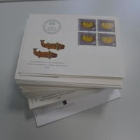 100 FDC's (Ersttagsbriefe) mit Viererblöcken - günstig !