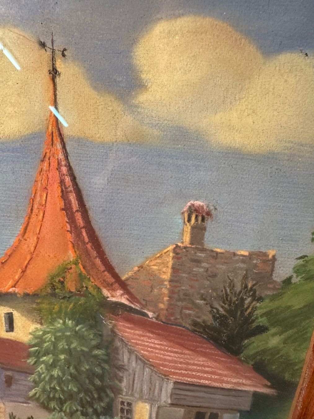 Tableaux: Tableau paysage . – D'occasion à Lausanne par artnouveau04 4
