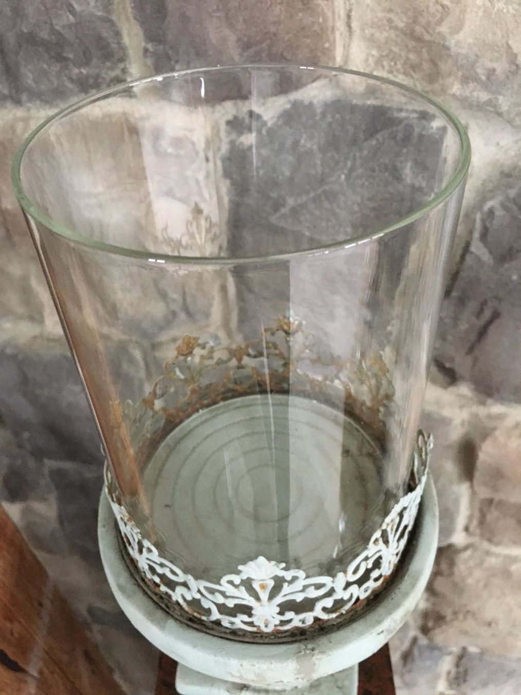 Portacandele: Windlicht Shabby Chic mit Glaszylinder – Nuovo e nell'imballaggio originale da Volketswil venduto da rubin74 4
