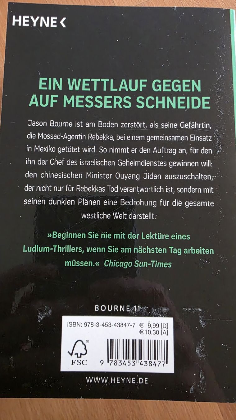 Libri: 4x Bücher von Robert Ludlum – Usato da Wettingen venduto da broetli01 3