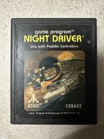 Atari 2600 CX2633 Night Driver Spiel 