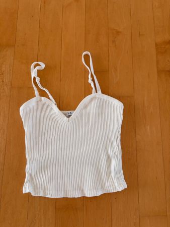Zara Top cremefarben
