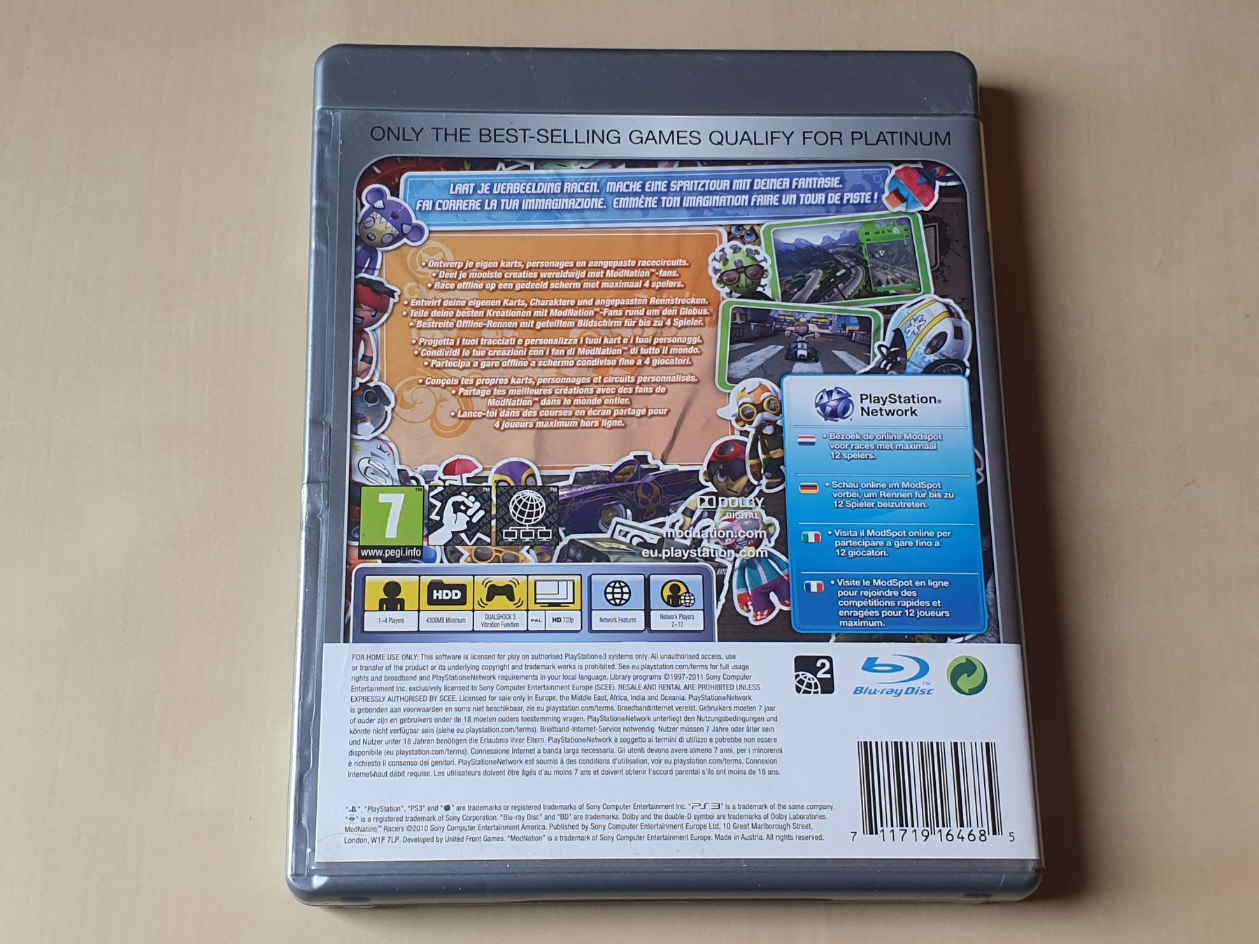 Sony Jeux: Modnation Racers – D'occasion à Stansstad par collectorsshop 1