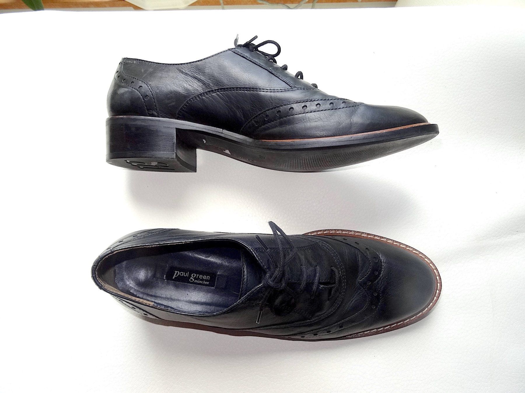 Paul Green Scarpe da donna: PG Budapester Schnürer schwarz Gr. 6.5 / 40 neu – Nuovo e nell'imballaggio originale da Dörflingen venduto da rudis-55