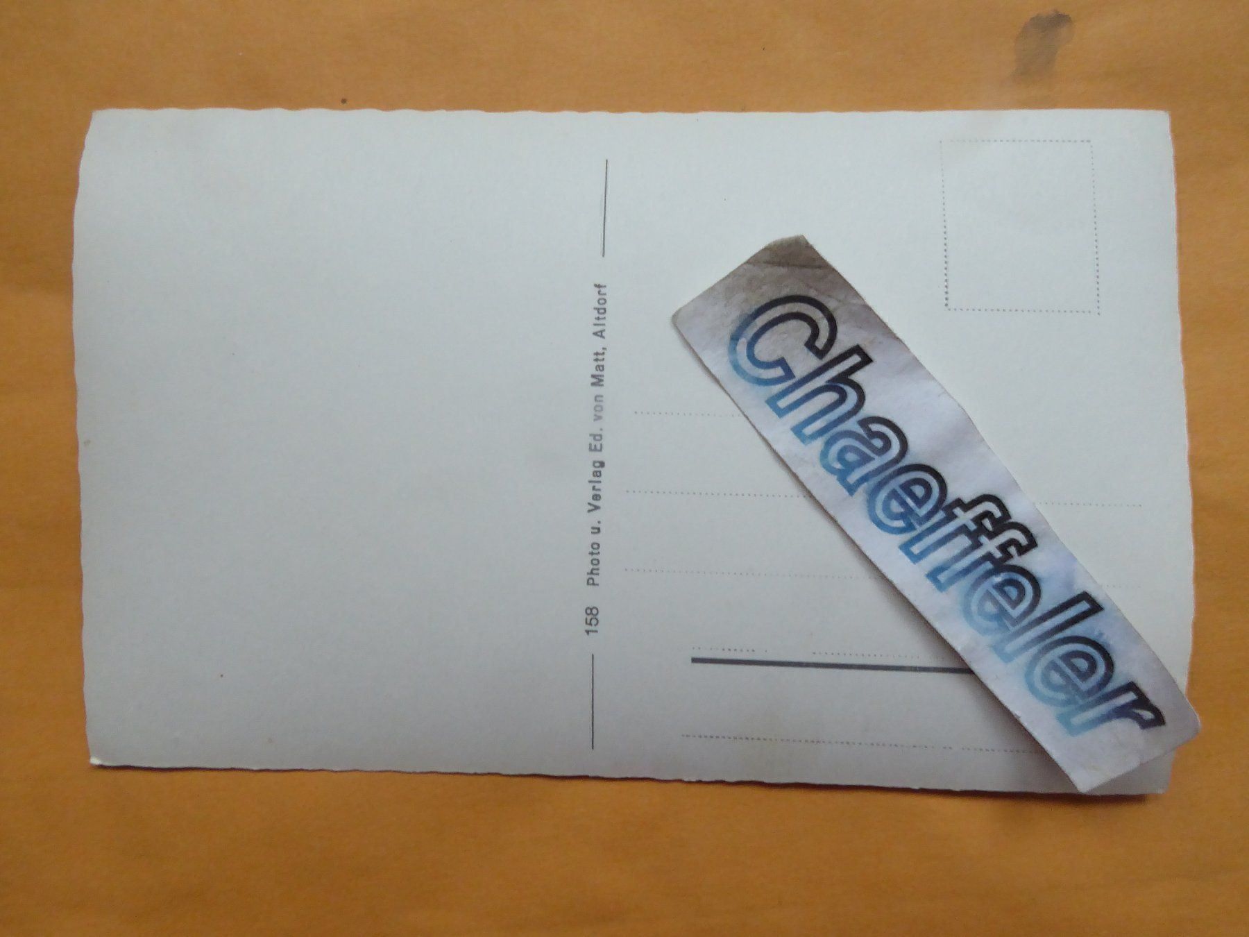 Cartoline postali: Aesch im Schächnthal mit Kammlistock – Usato da Zürich venduto da Chaeffeler 1