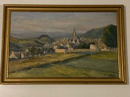 Fernand Patte 1857-1946 Landschaftsgemälde Besse en Candesse