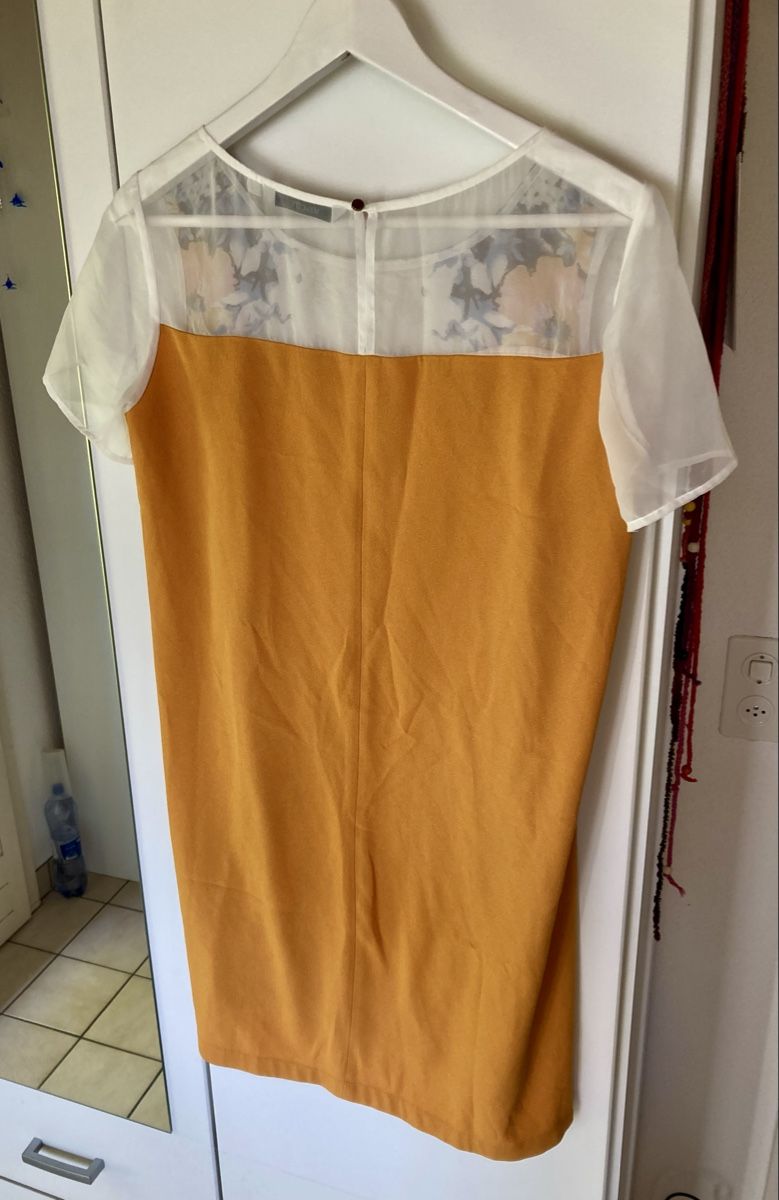 Vestiti: Kleid in senfgelb/blumig gemustert 165 – Usato da Uesslingen venduto da manu-ela41 2