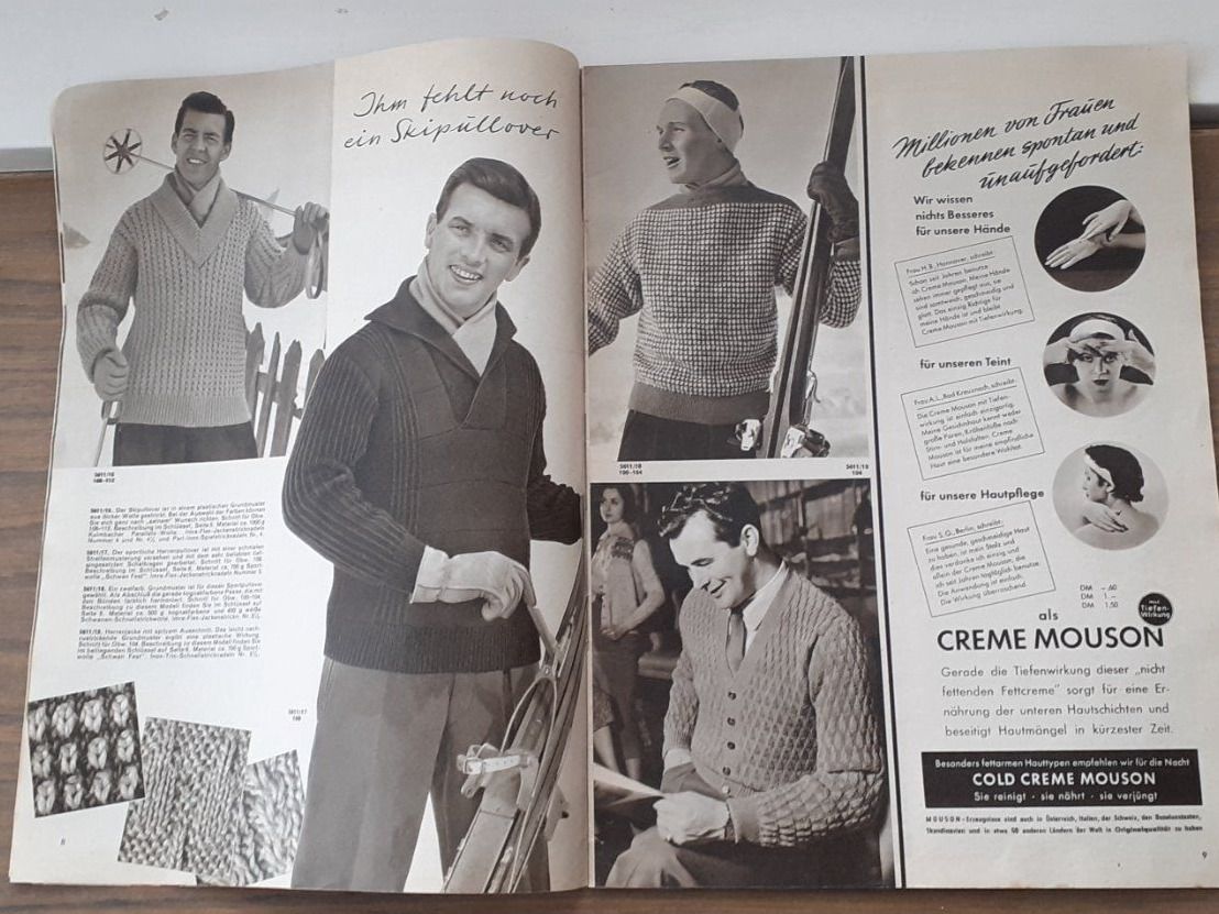 Riviste & Magazine: Heft Handarbeit Stricheft 1956 – Usato da Mörschwil venduto da lindaswunderkiste 2