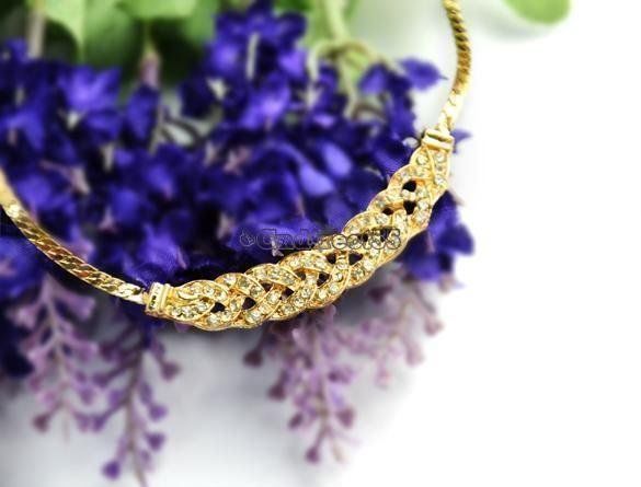 Colliers: Halskette Collier mit Strass – Neuf avec emballage d'origine à Mund par Happy_trader