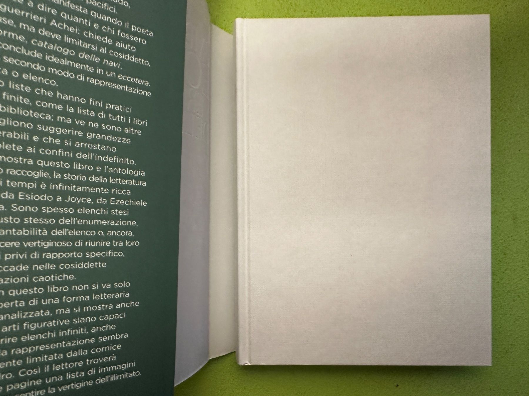 Bücher: Umberto Eco: Vertigine della Lista – Gebraucht aus Zürich von allp 1