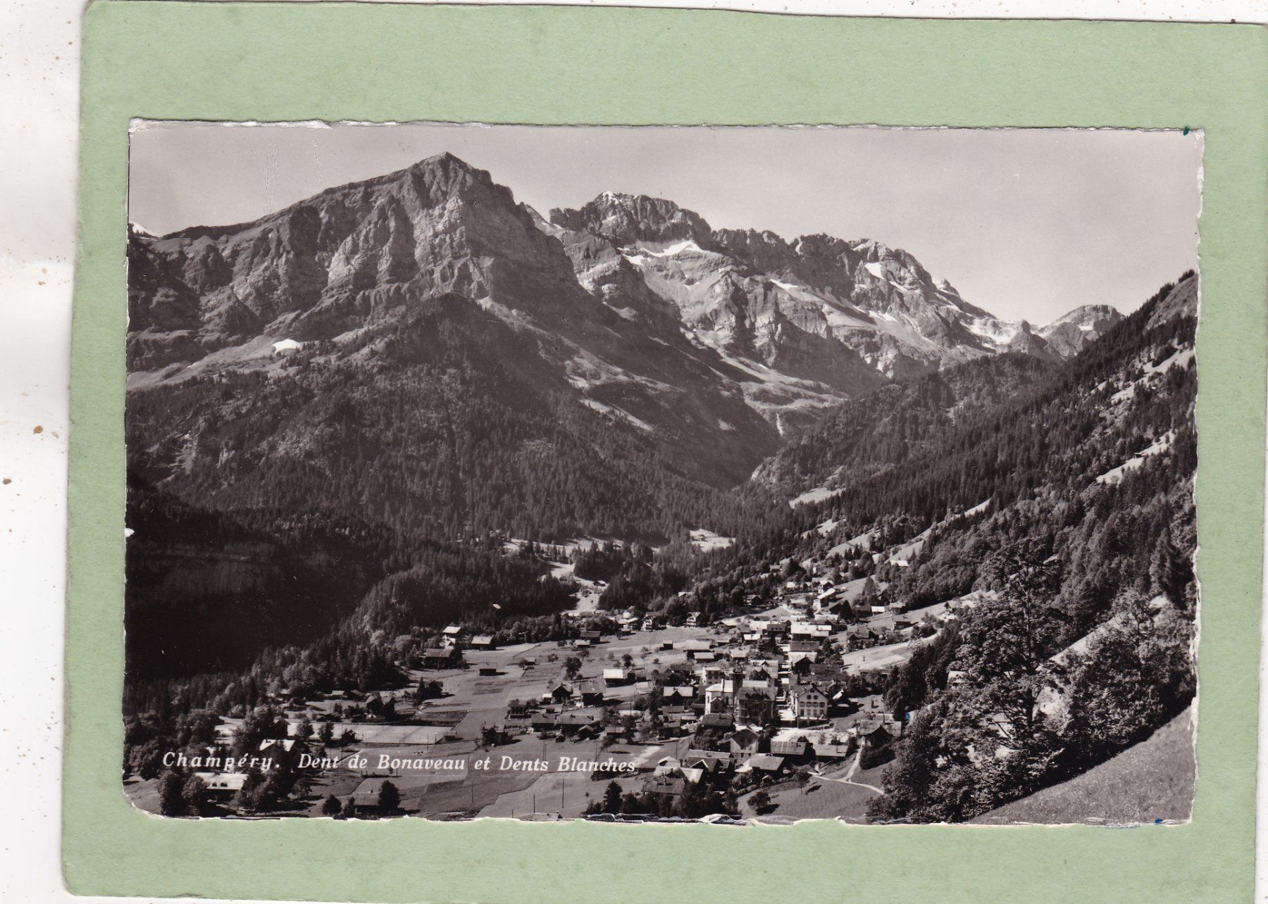 Cartoline postali: Champéry Dent de Bonaveau et Dent Blanches – Usato da Herisau venduto da Lisegrat2008
