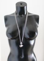 Lange Kette ca. 42 cm, mit 4 Anhänger