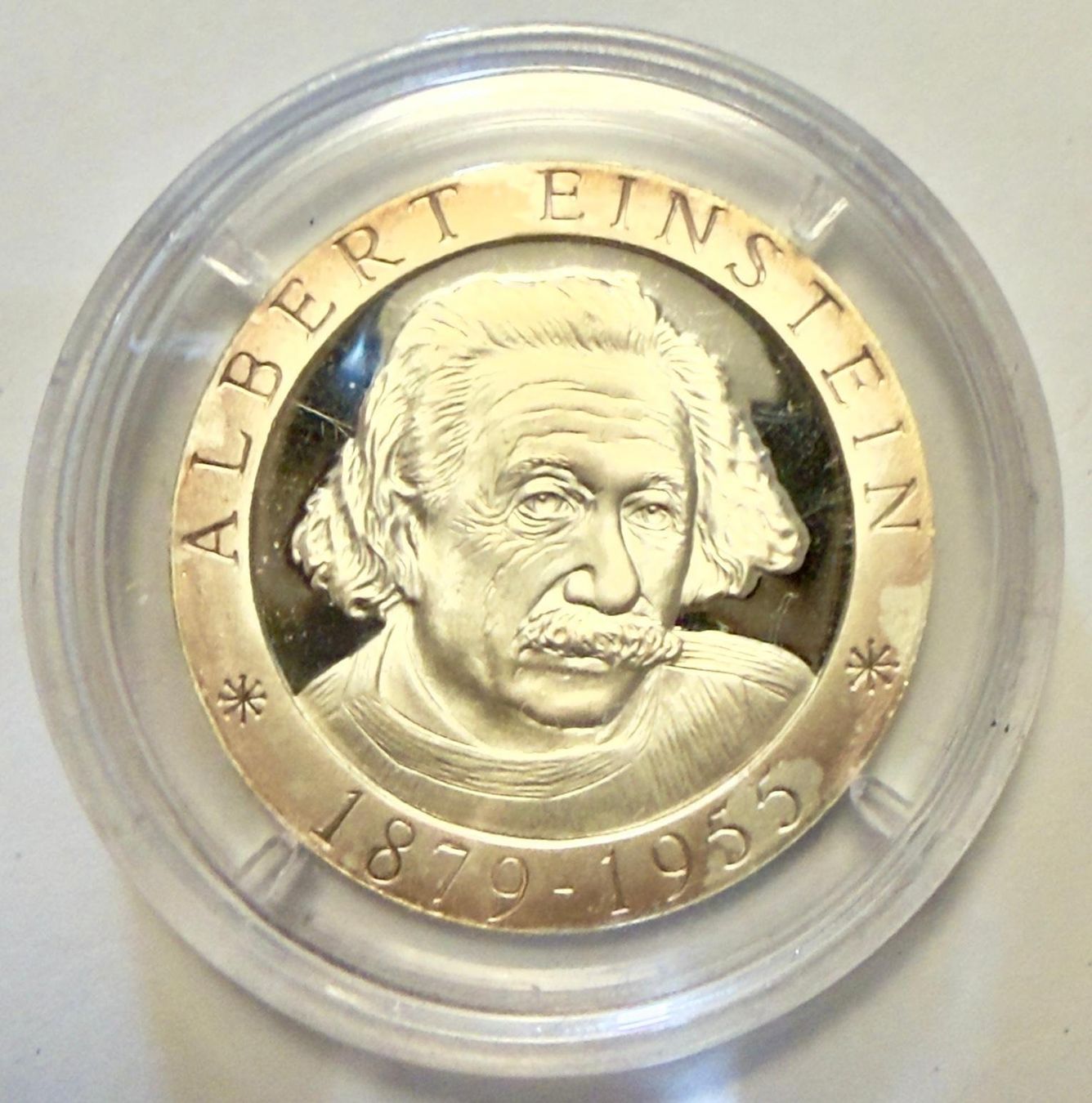 Tutti le monete: Togo 500 Francs 2000 silver Albert Einstein Kat: CHF 41.- – Nuovo (secondo la descrizione) da Zürich venduto da Tasmiyah