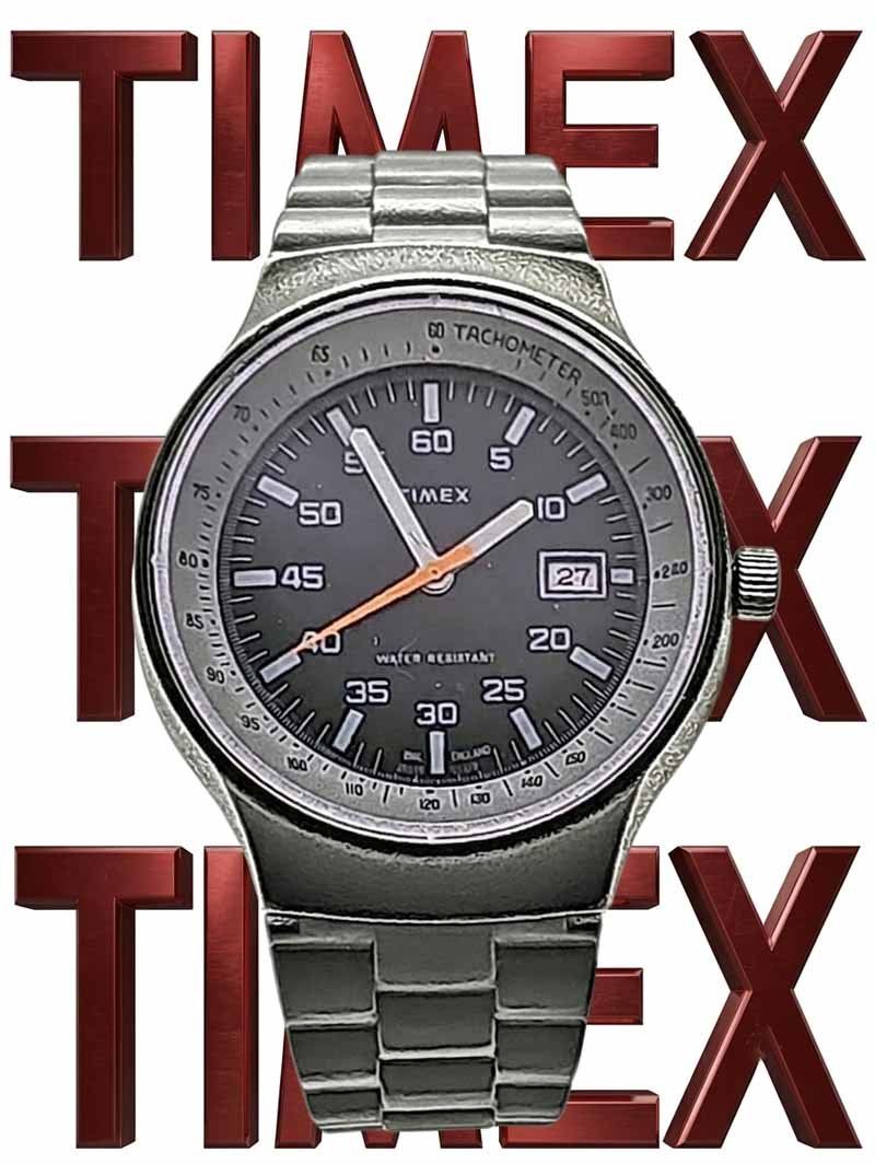 Timex Montres: Armbanduhr Vintage "TIMEX BLACK MAX" – D'occasion à Zug par urzeit