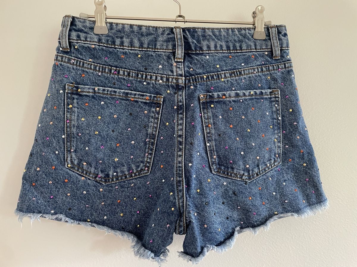 Desigual Jeans: Desigual Rhinestone Denim Shorts – Neu (gemäss Beschreibung) aus Meilen von Marielle79 1