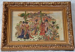 Porzellanbild / tableau en porcelaine