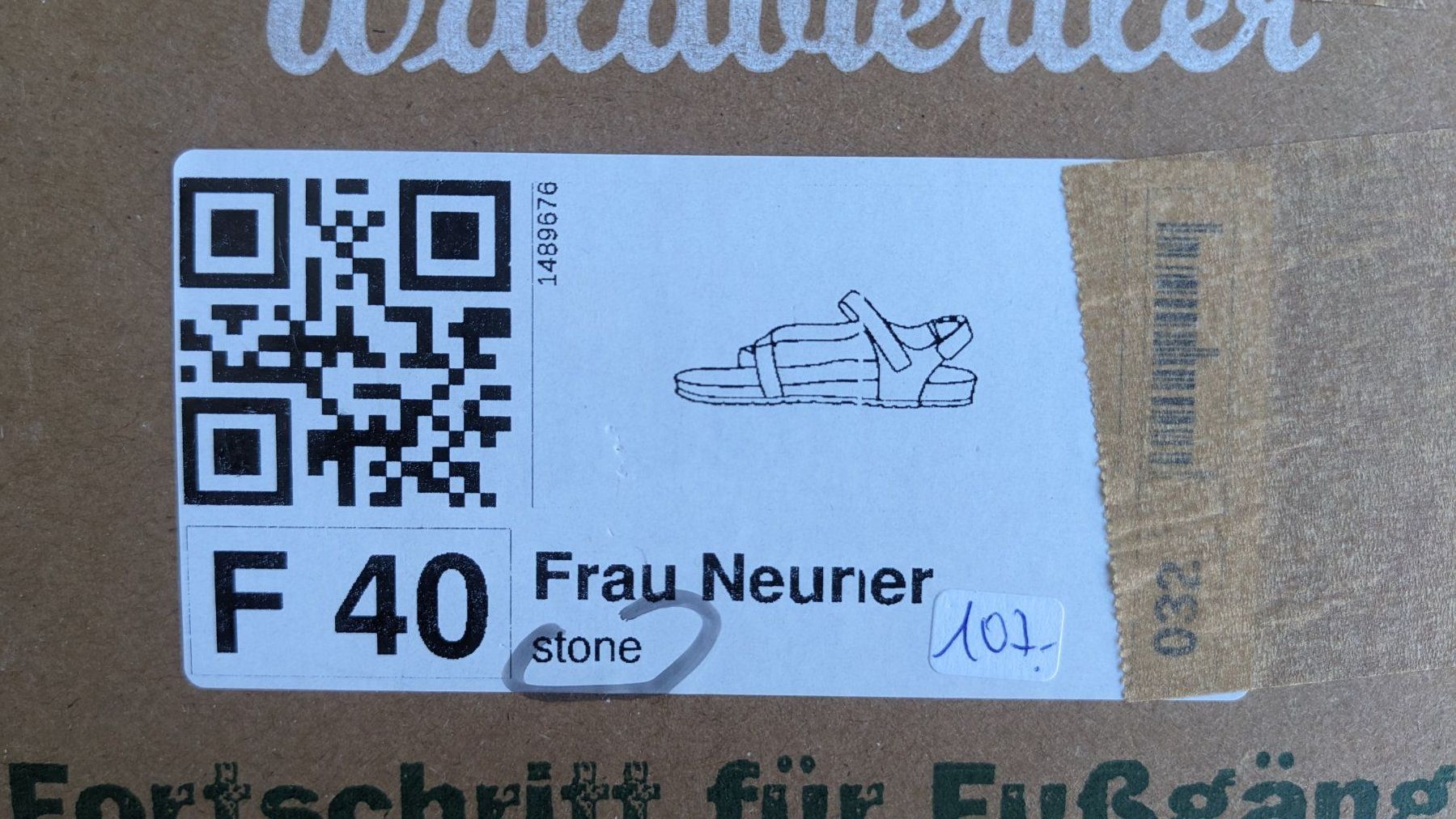 Scarpe da donna: GEA Waldviertler Neuner Sandalen Gr. 40 "Stone" – Usato da Liebefeld venduto da tomxdlg 4