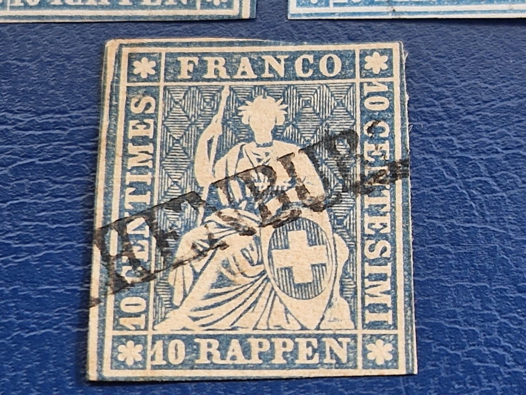 Tutti i francobolli: Strubel mit Stabsstempel, ab 1.- – Usato da Burgdorf venduto da Glossy01 3