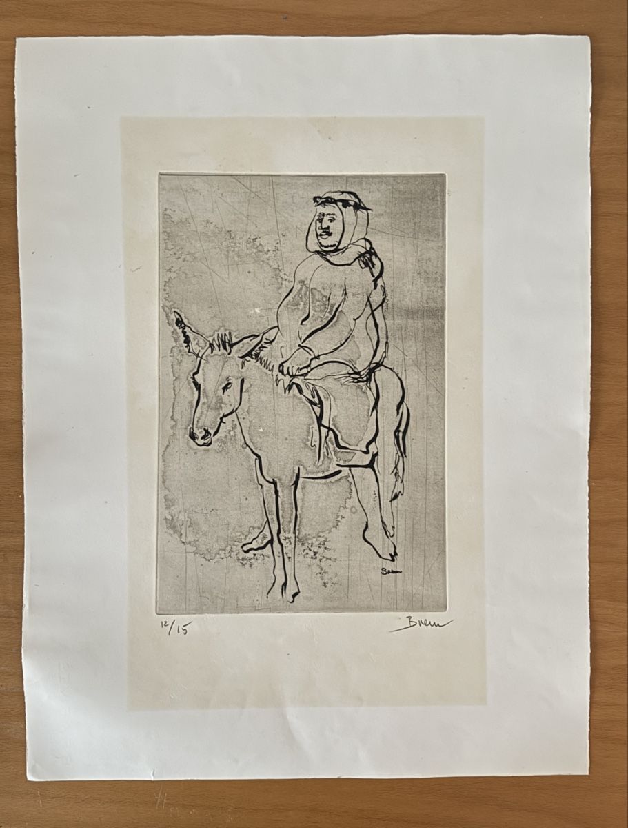 Arts picturaux & lithographies: Original Radierung von Rolf Brem – D'occasion à Luzern par downtonabbey