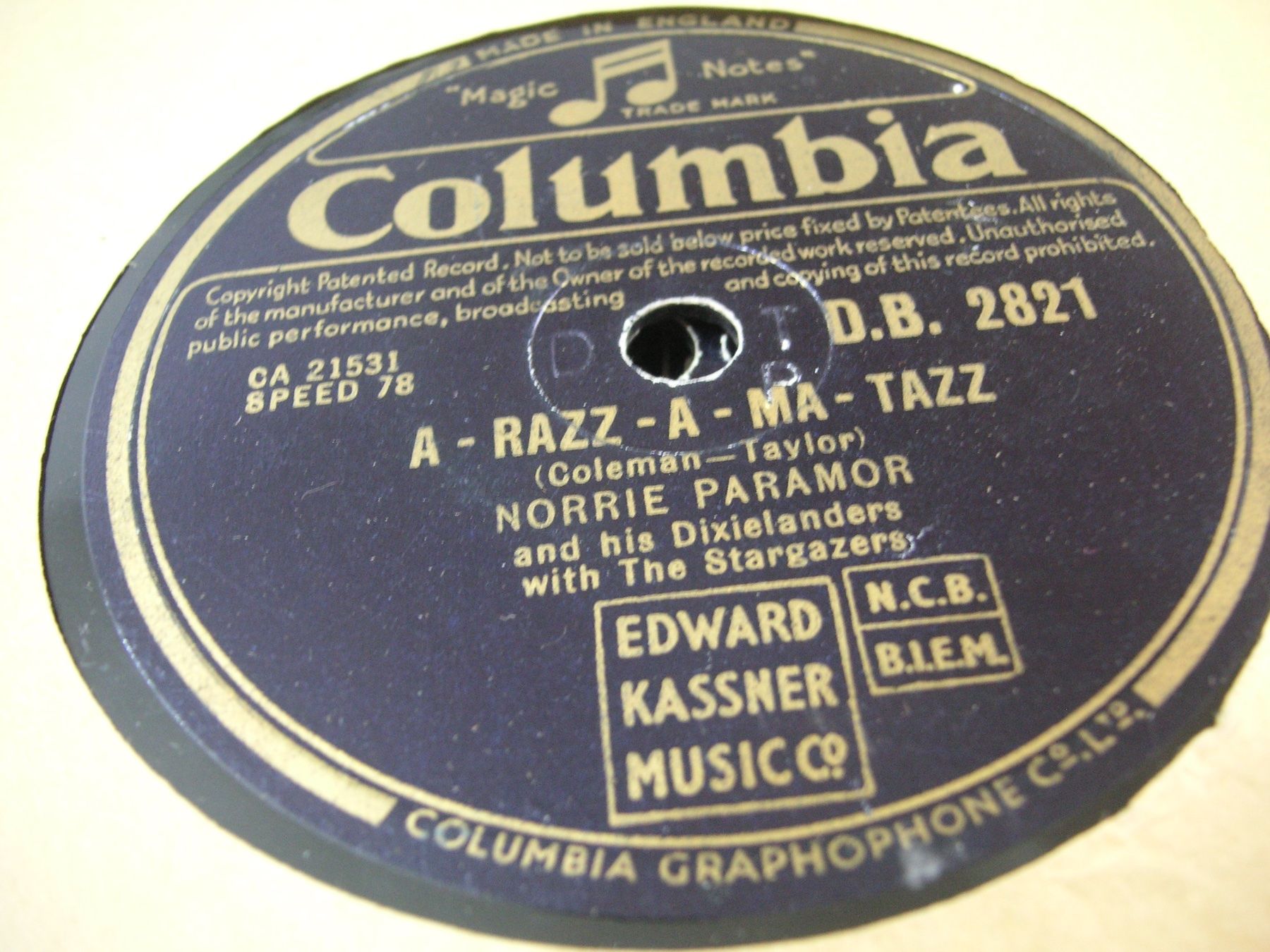 Schallplatten: DISQUES 78 TOURS – Gebraucht aus Lausanne von Leag 1