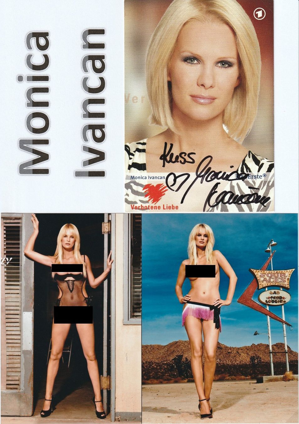 Autogramme: Monica Ivancan / Originalautogramm – Gebraucht aus Schwyz von racingautographs