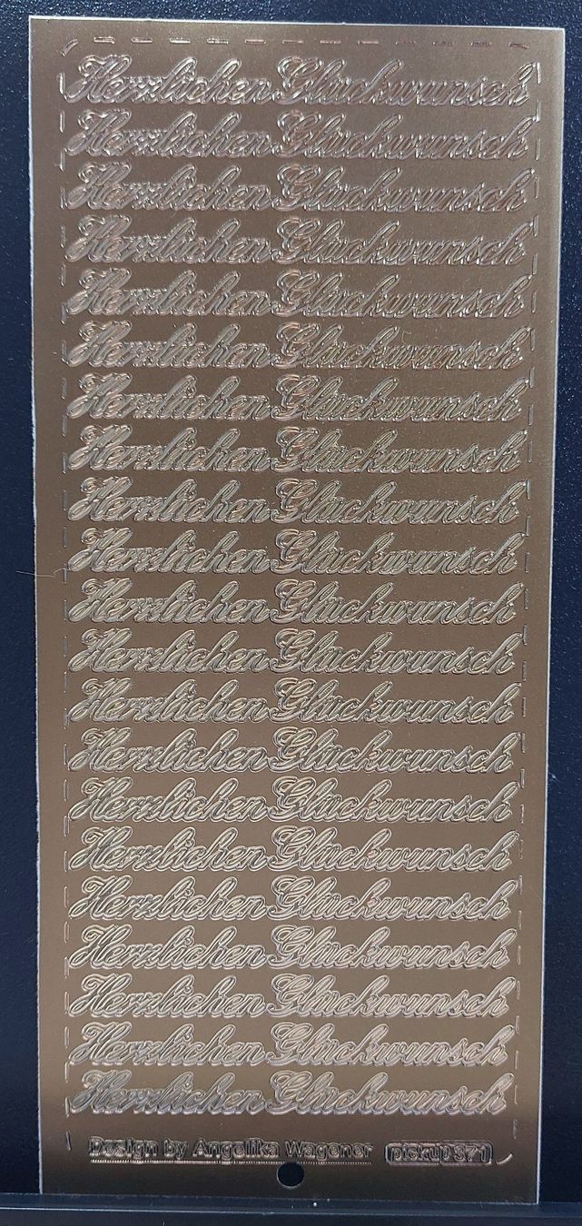 Aufkleber: Glückwunsch Aufkleber Silber oder Gold / Neupreis Fr. 2.50 – Neu und originalverpackt aus Zollikofen von Blackie 7