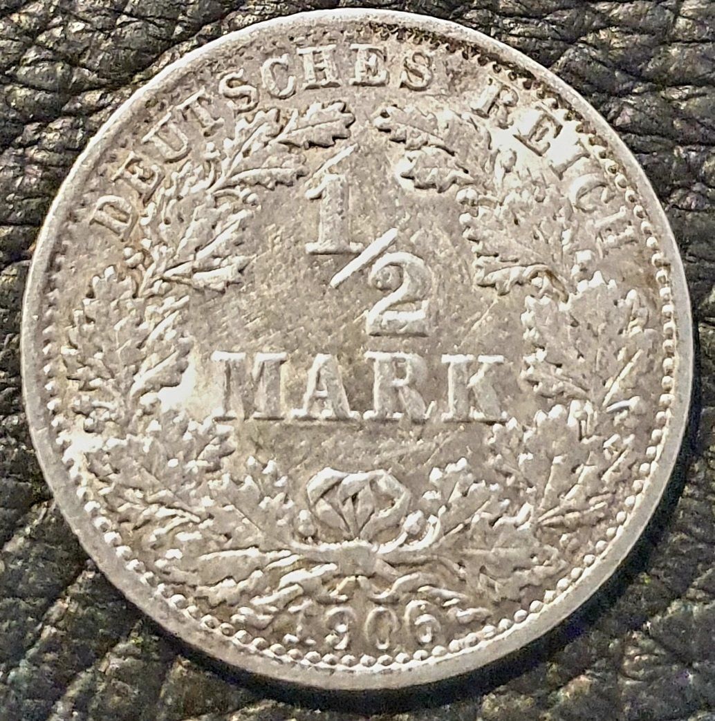 Tutti le monete: 1 / 2 Mark 1906 A – Usato da Egerkingen venduto da Acc1 1