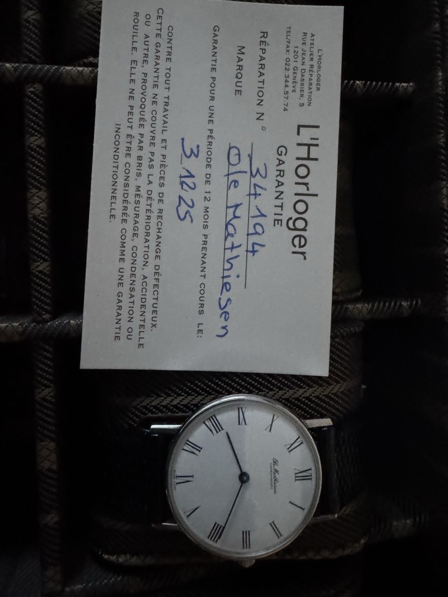 Orologi: Ole Mathiesen - révisée – Usato da Satigny venduto da leo_wh92 5