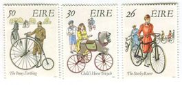 Briefmarken "Fahrräder". Irland.