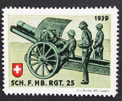 Soldatenmarken - Sch F HB Rgt 25 - Wi Art 186 - o.G.  *