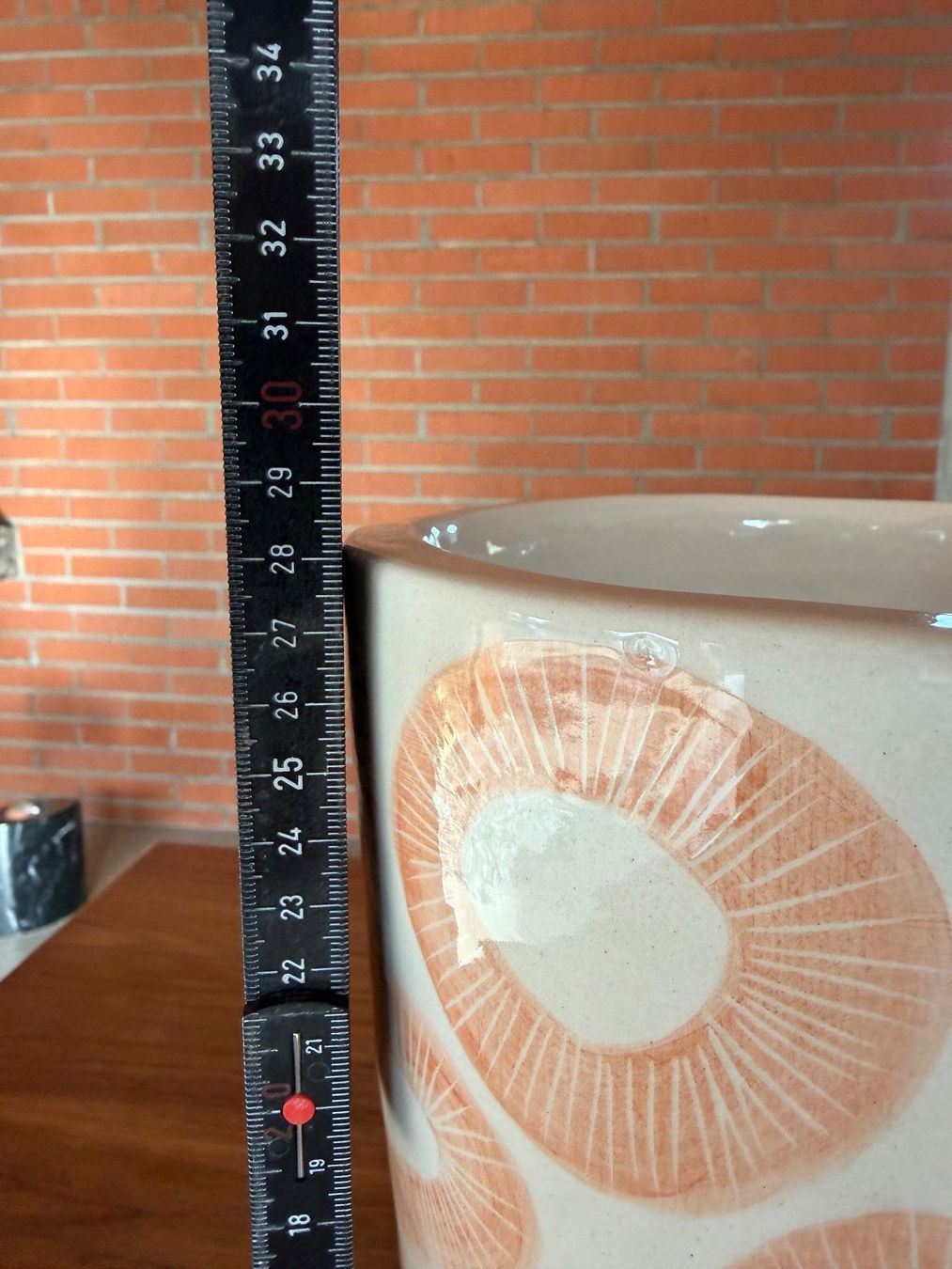 Vasi & Recipienti: Keramikvase mit Muster – Usato da Brütten venduto da Bettina_07 1