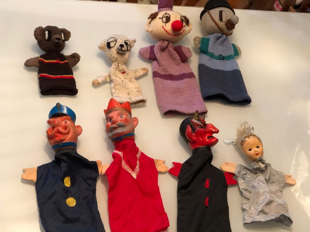 8 Kasperli-Theater Figuren (Gebraucht) in Röschenz für CHF 12 – mit ...