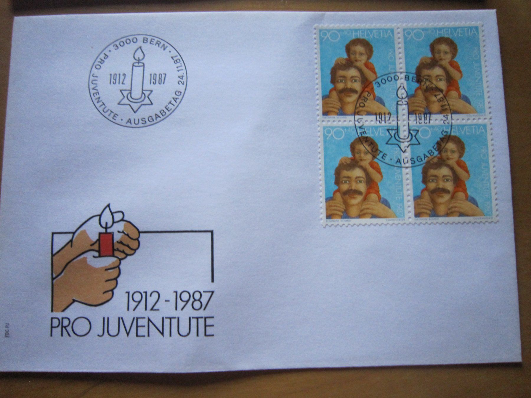 Tutti i francobolli: PJ 1987 FDC Serie ud 4er – Usato da Gordola venduto da Polentaefung 5