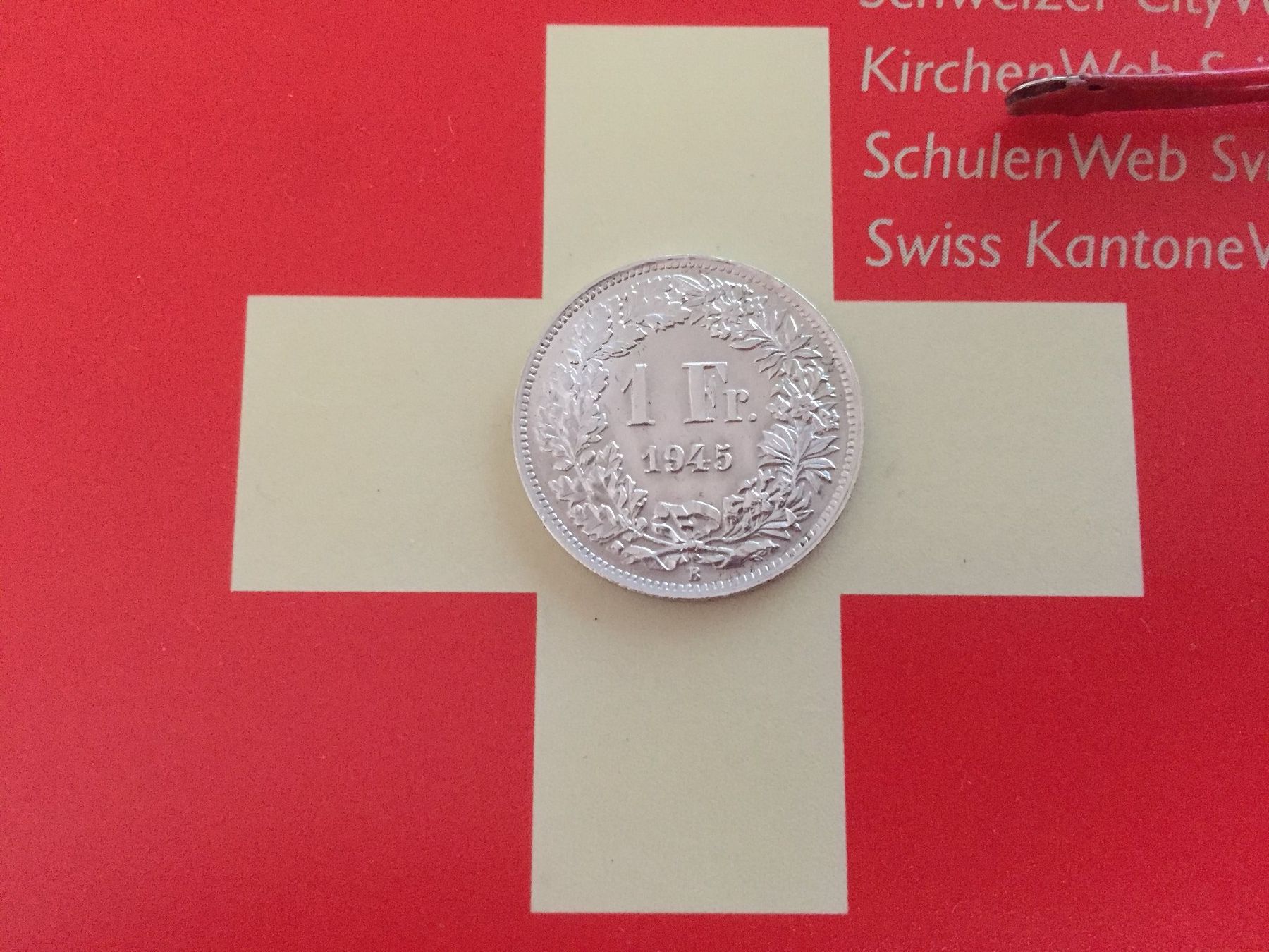 Tutti le monete: 1 Franken 1945 vz – Usato da Elsau venduto da herbybay 5