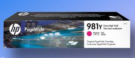 HP PageWide 586/E55650/E58650 magenta Patrone L0R14A / 981Y