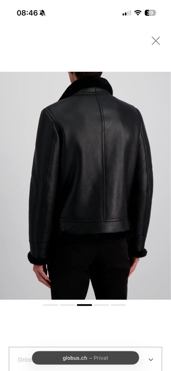 Giacche: LEONARDO Lederjacke schwarz neu – Nuovo e nell'imballaggio originale da Brugg AG venduto da Coni1989 2