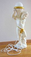 Keramik/Ton/Gips-Putto/Engel Große Lampe/Engelslampe 73cmH