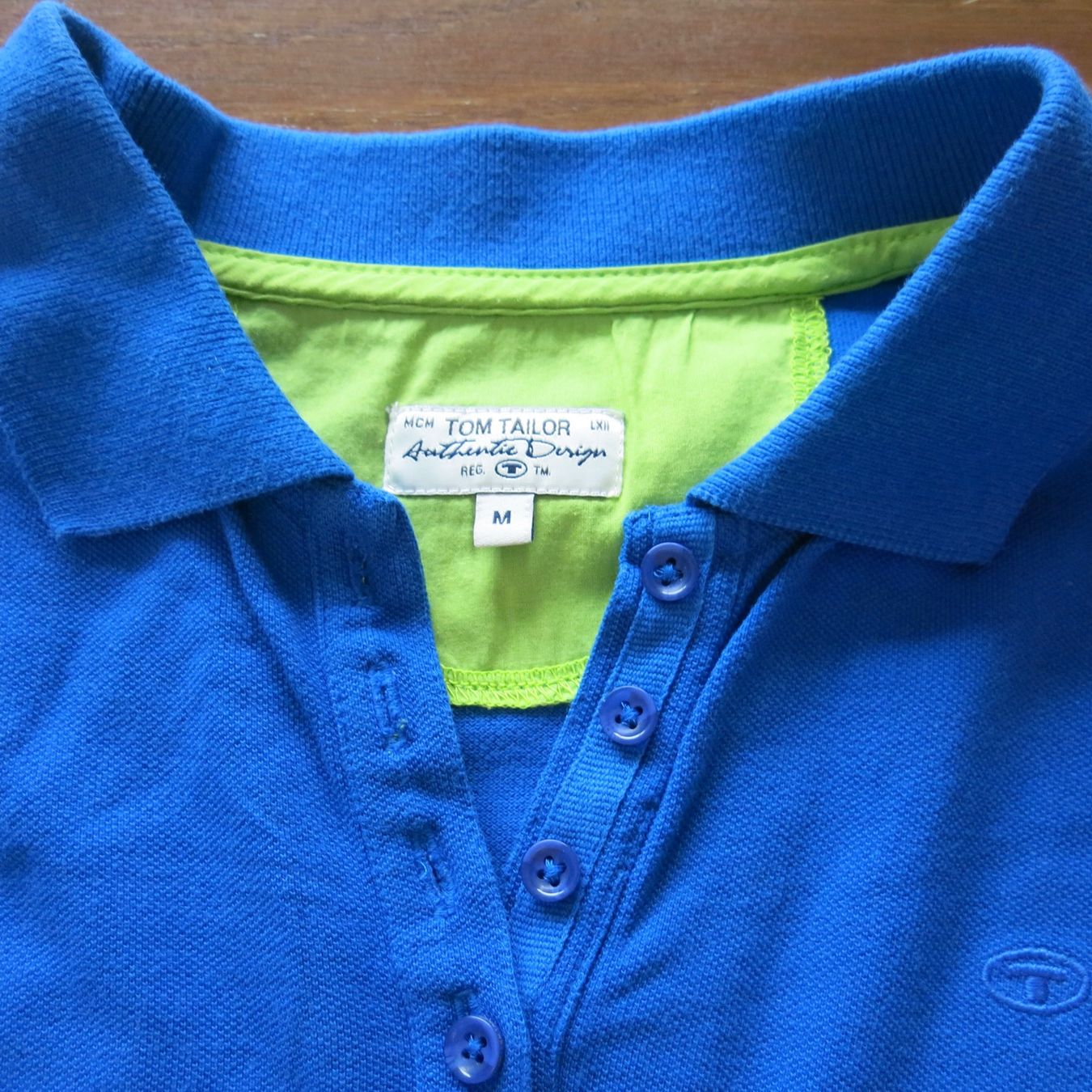 Magliette Polo: Tom Tailor Poloshirt Gr. M in Blau – Nuovo (secondo la descrizione) da Winterthur venduto da Sauter3000