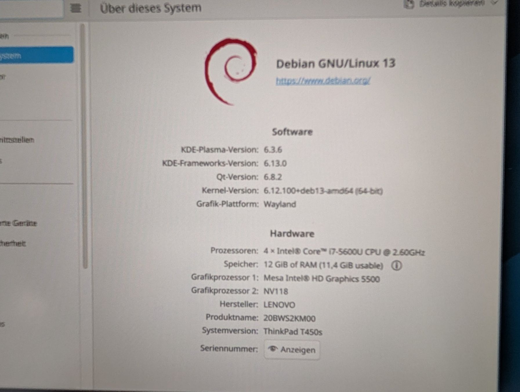 Lenovo Notebooks: Lenovo Thinkpad T450s – Gebraucht aus Ostermundigen von sve_l6m7 5