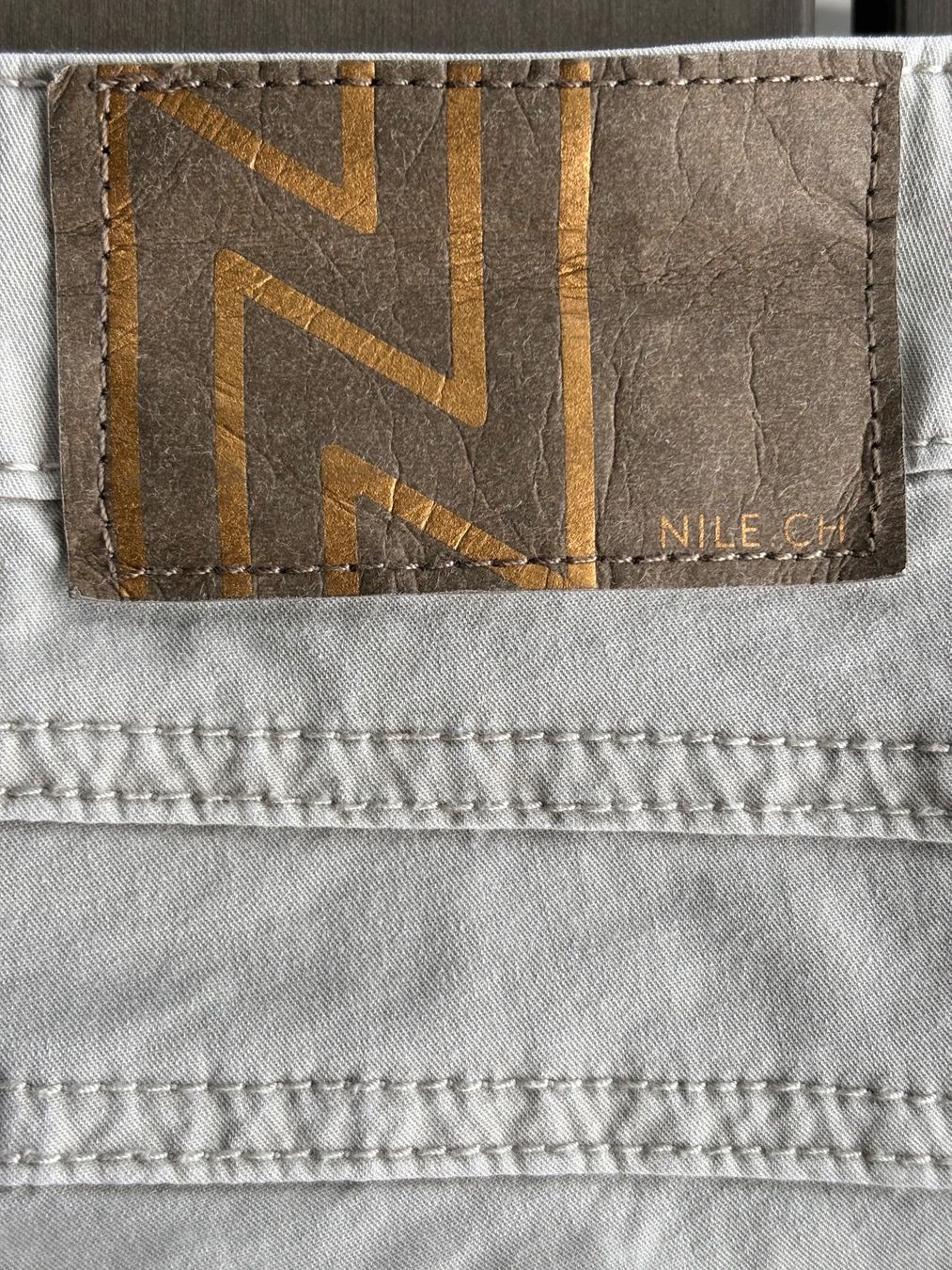 Nile Pantaloni: Nile leichte Freizeithose, Gr. S, beige – Usato da Ebnat-Kappel venduto da Molton 5
