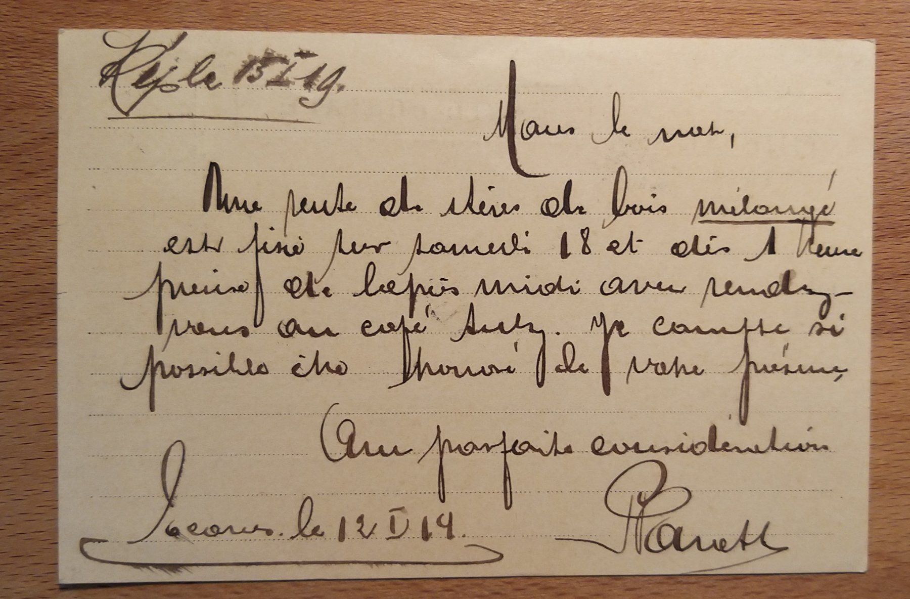 Tutti i francobolli: Carte Postale Commune de Muriaux 1919 – Usato da Unterägeri venduto da PhilatelieStudiger 1