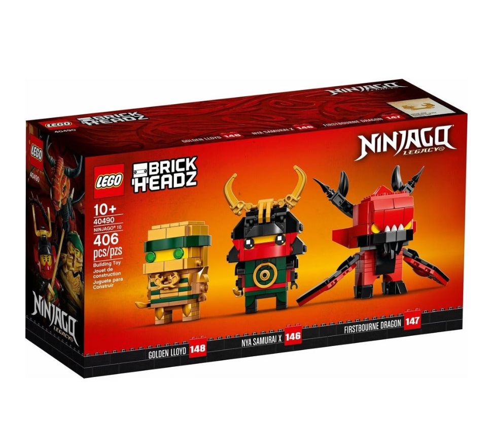 Lego Giocattoli: Lego Brick Headz - Ninjago - 40490 – Nuovo e nell'imballaggio originale da Basel venduto da Kunterbunt12