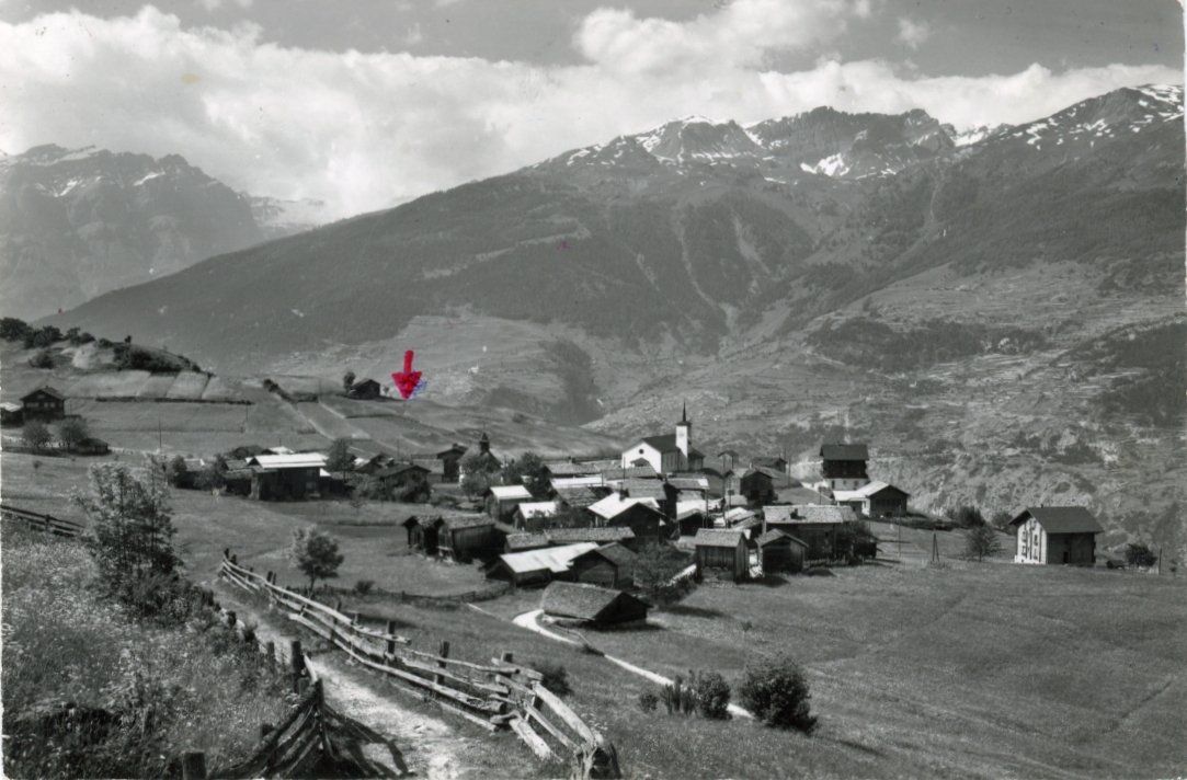 Cartoline postali: Oberems   VS  -    3  diverse Ansichtskarten – Usato da Brig venduto da Valcards54 1