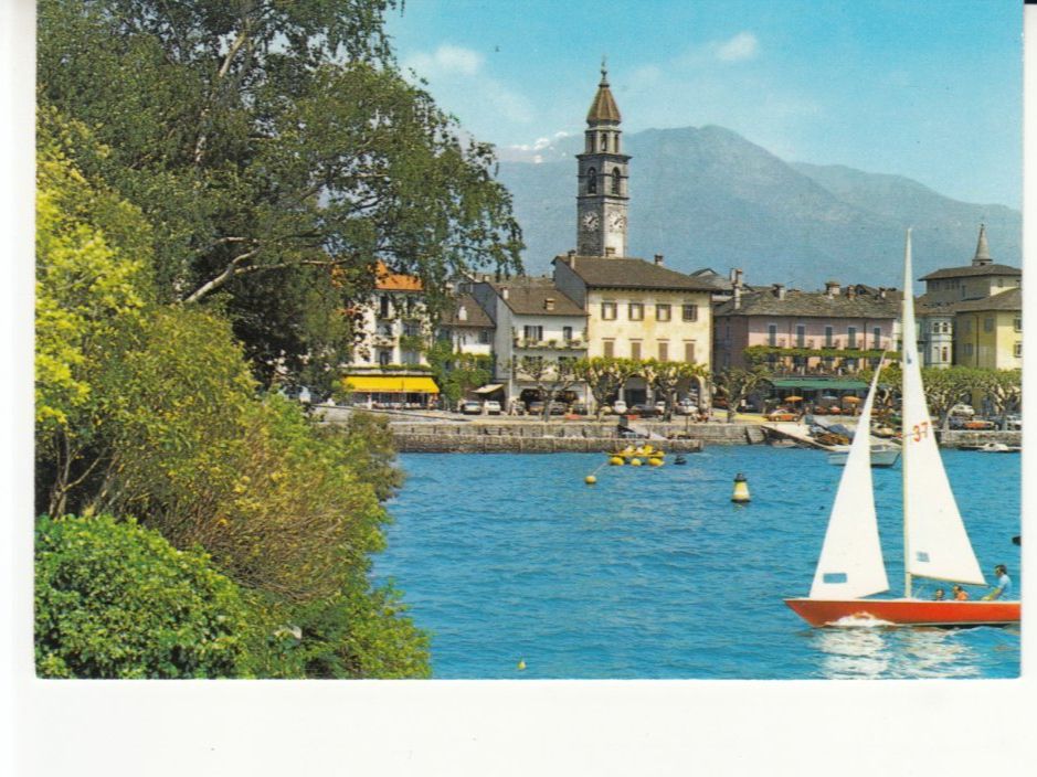 Cartoline postali: Ascona ca. 1980 – Usato da Bürglen TG venduto da StampGraf