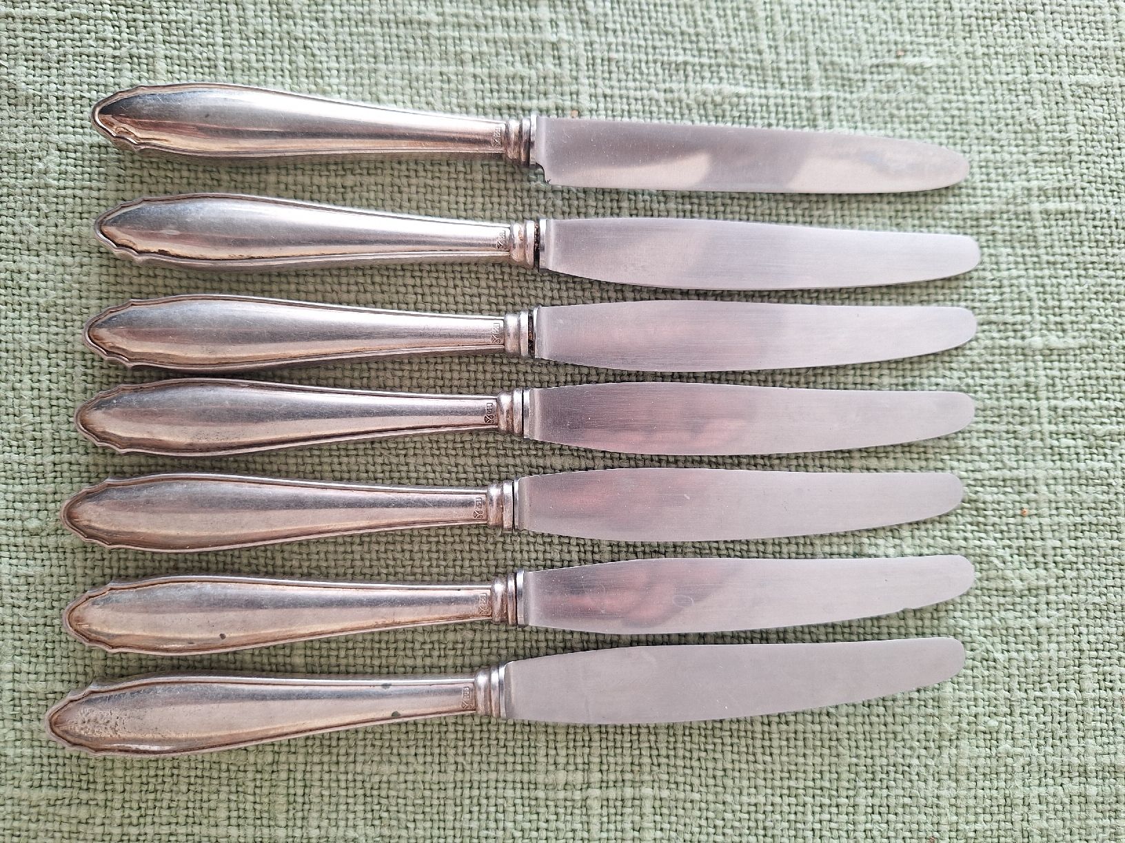 Jezler Couverts: 7 couteaux YETZLER EN ARGENT – D'occasion à Bevaix par bohrap