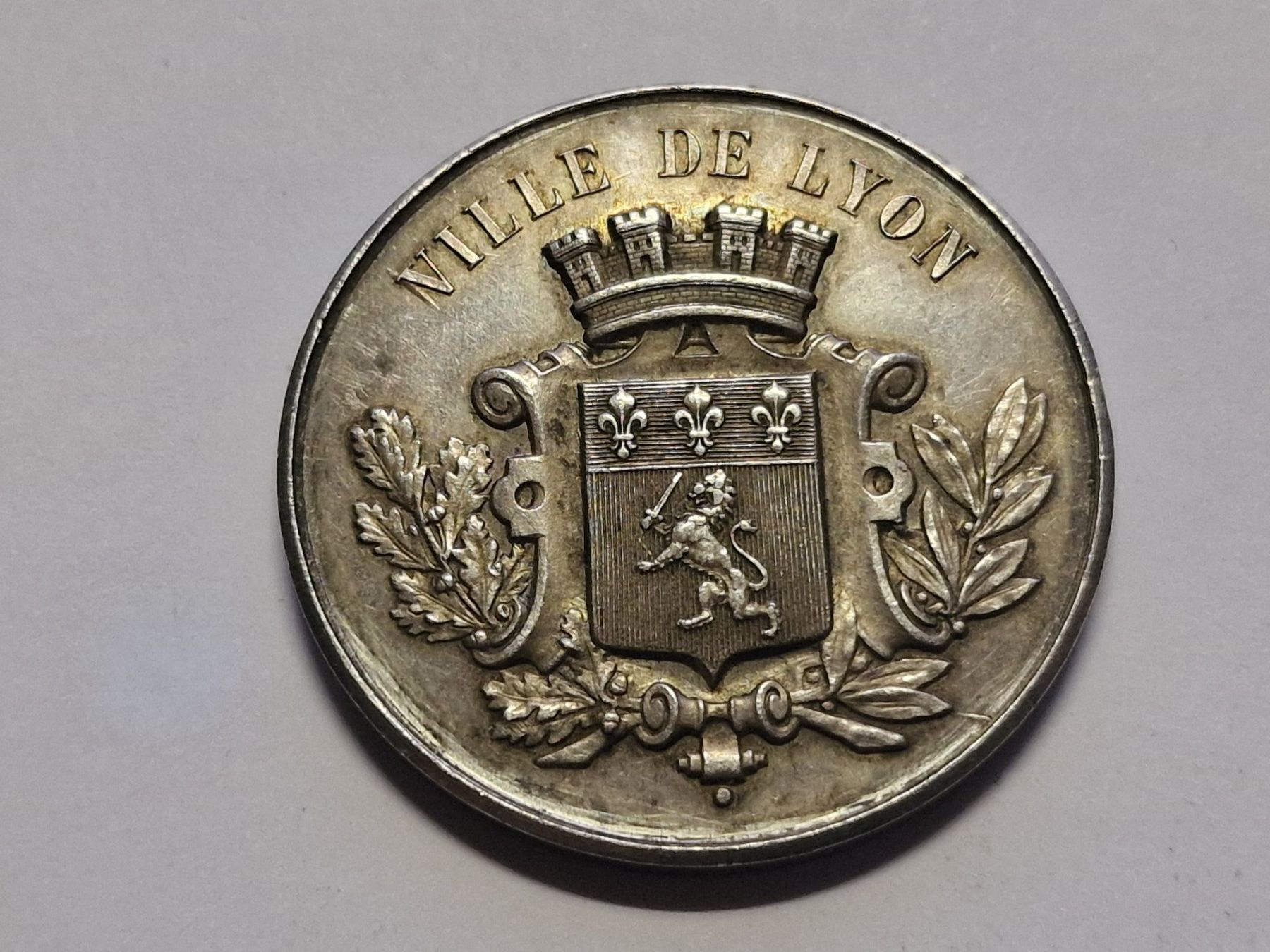 Medaglie: Silbermedaille Ville De Leon. – Usato da Zürich venduto da Moreira01 2