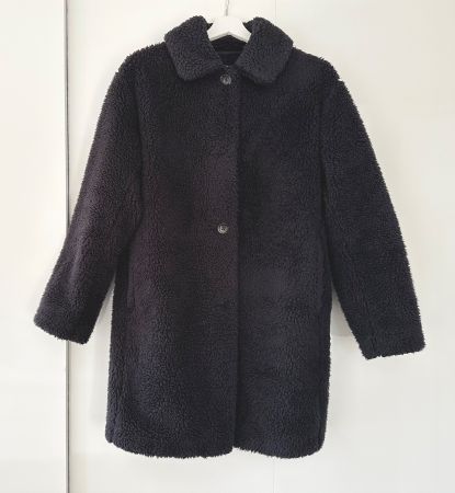 Teddy Jacke Dunkelgrau