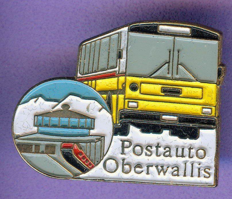 Placchette & Badge: PTT   Postauto Oberwallis – Usato da Winterthur venduto da Sammleroase