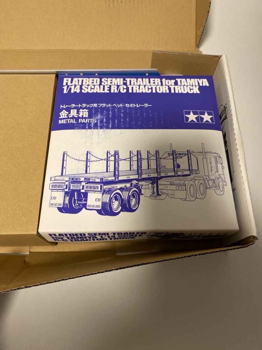 RC Modellbau: RC Tamiya Flatbed - Semi Trailer - Neu – Neu und originalverpackt aus Rikon im Tösstal von Kurt_Goes_Classic 2
